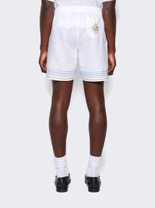 Men | CASABLANCA | Embroidered Shorts | White