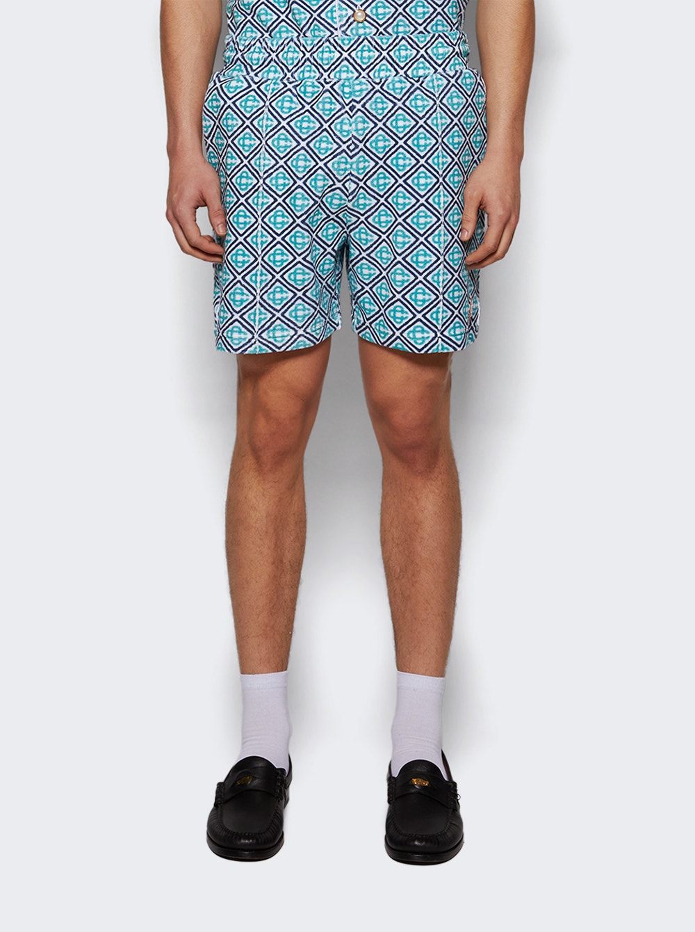 Men | CASABLANCA | Towelling Short | Blue