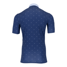 Men | Foot Prints Polo | Maltese Blue