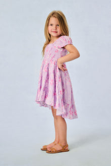 Girls Muriella Heirloom Print Dress | Hibiscus
