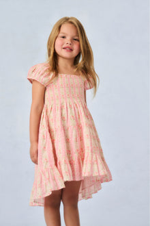 Girls Muriella Heirloom Print Dress | Macaroon