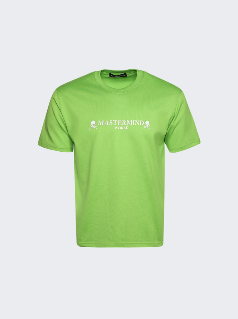 Men | MASTERMIND WORLD | Logo And Skull T-shirt | Lime Green