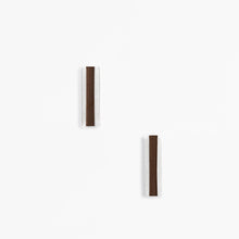 Line Earrings | Sterling Silver | Smoky Quartz
