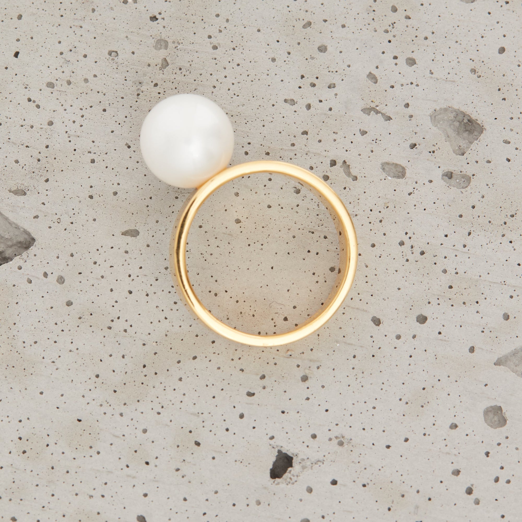 Elle Ring | 18 Gold Vermeil | Freshwater Pearls