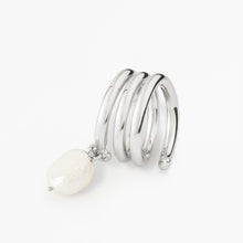 Cam Ring - High Polish | Sterling Silver | Freshwater Pearls