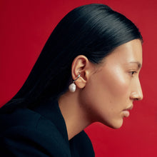 Aura Ear Cuff | Sterling Silver | Freshwater Pearls