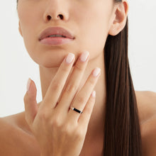 Theorem Ring | Sterling Silver | Jet Black