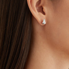 Mini Pear Earrings | Sterling Silver