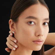 Mini Bean Earrings | Sterling Silver