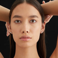 Mini Bean Earrings | Sterling Silver