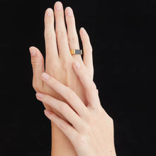 Paradox Ring | 18K Gold-Plated on Brass | Jet Black