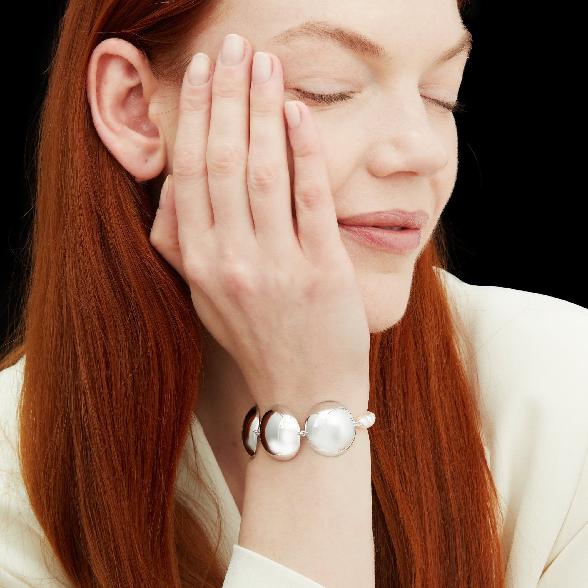 Grace Bracelet | Sterling Silver | Freshwater Pearls