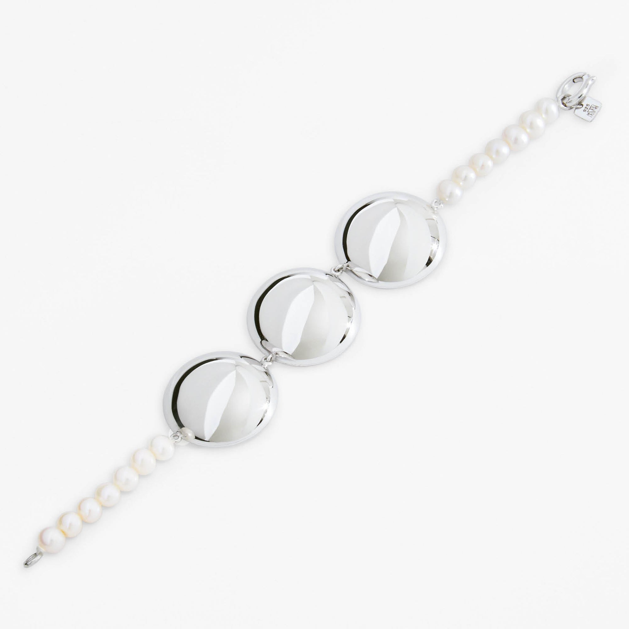 Grace Bracelet | Sterling Silver | Freshwater Pearls