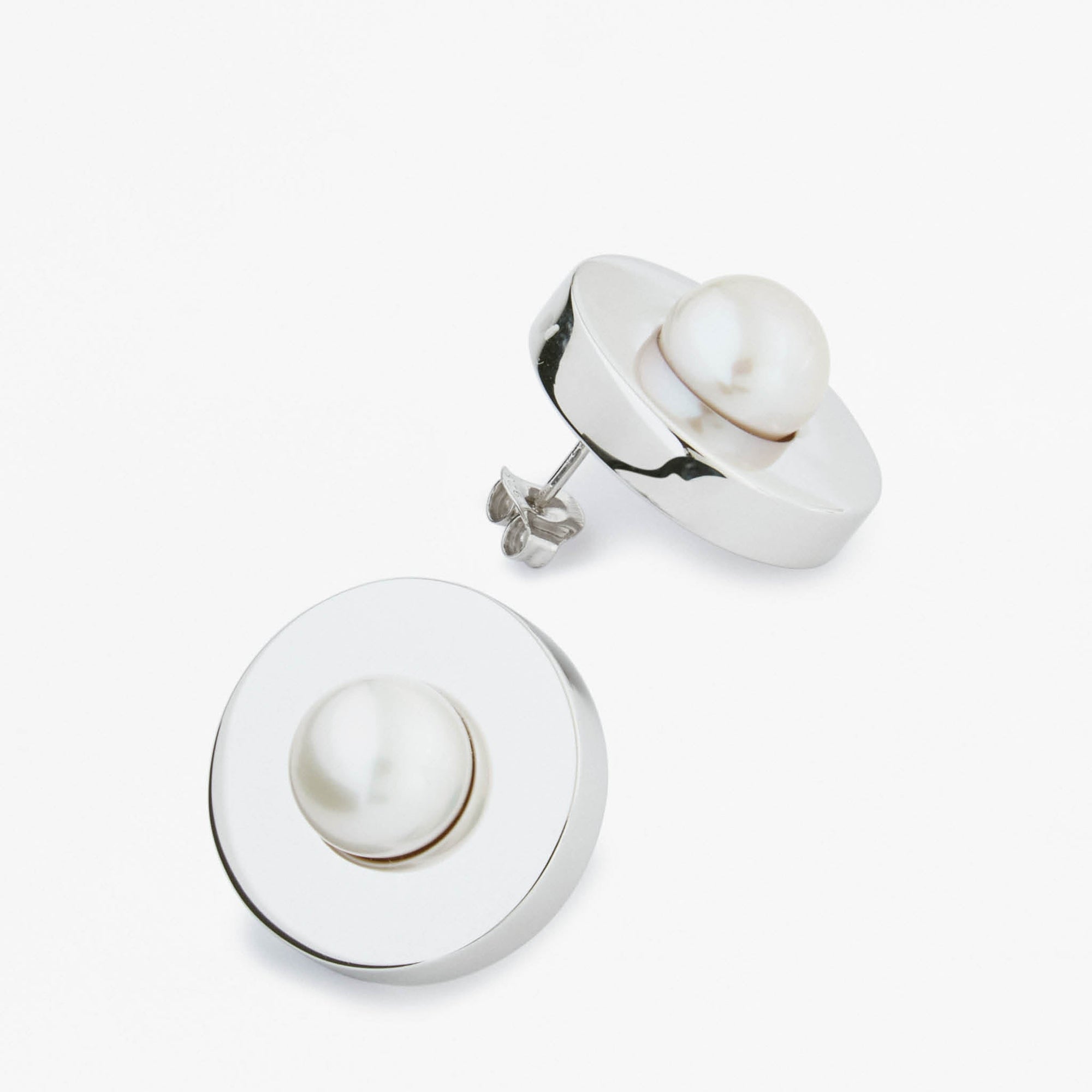 Constantine Earrings | Sterling Silver | Freshwater Pearls