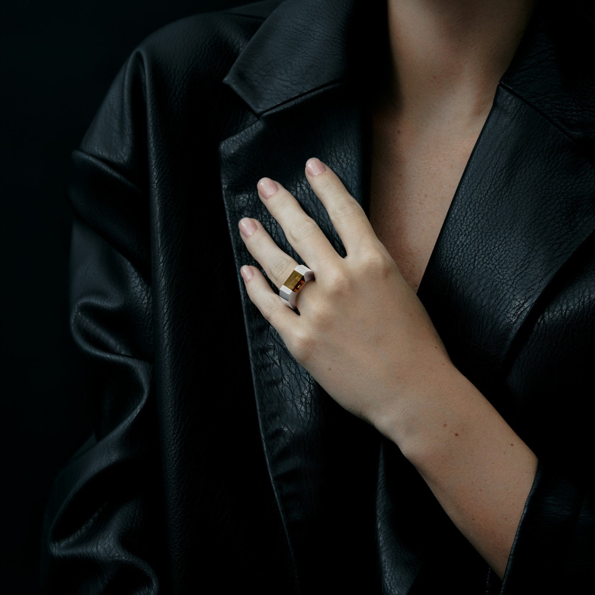 Syd Ring | Sterling Silver | Smokey Quartz