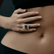 Icarus Ring | Sterling Silver | Smokey Quartz