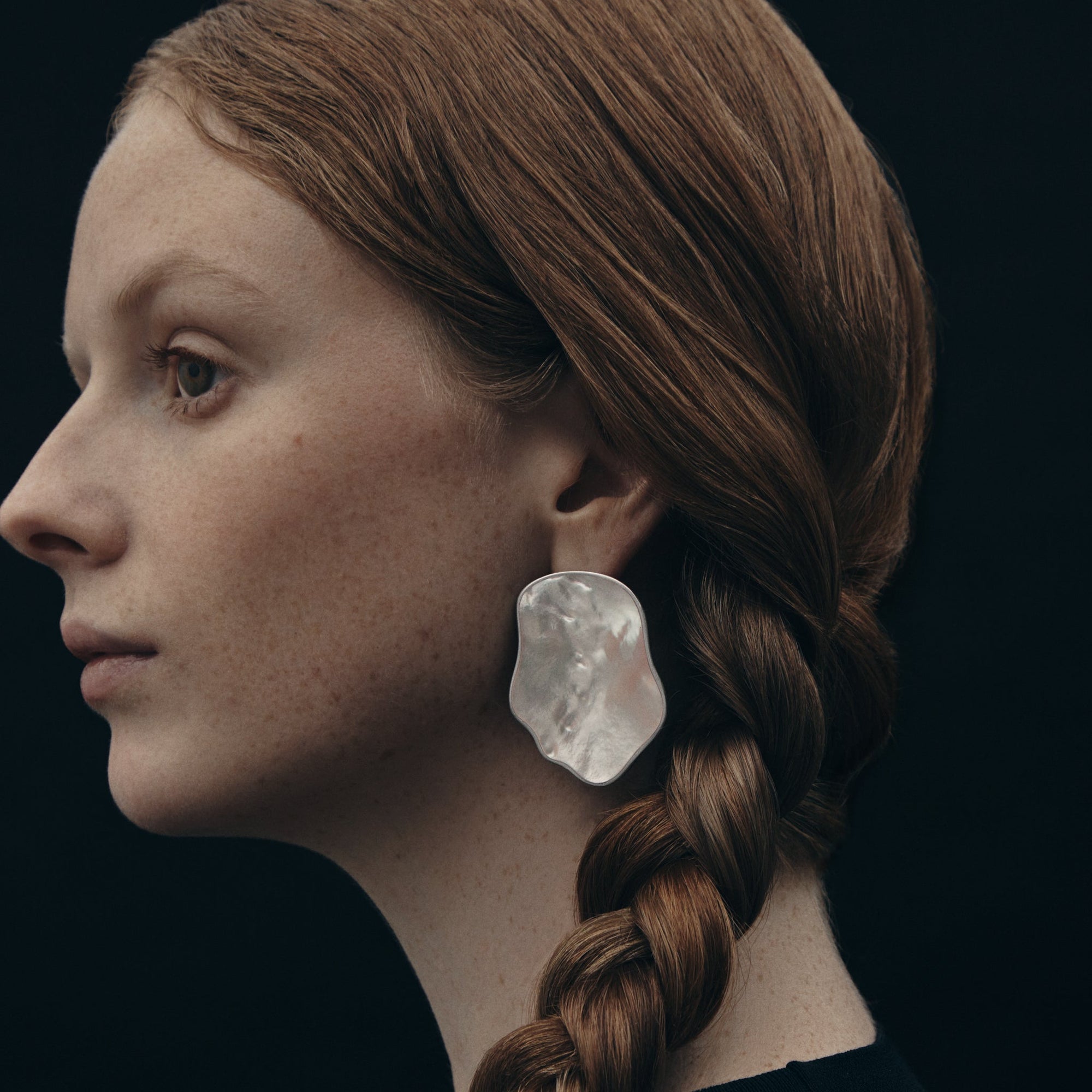 Wynona Earrings | 18K Gold-Plated on Brass | Mother of Pearl