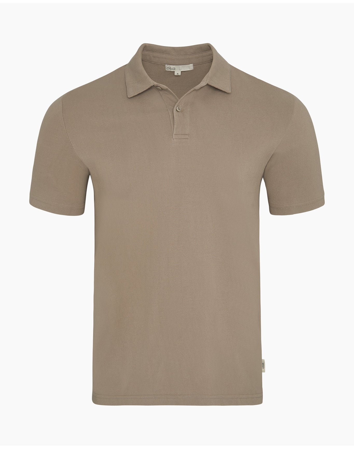 Men | Short Sleeve Pique Polo | Cashew