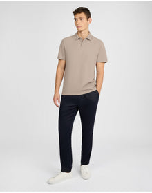 Men | Short Sleeve Pique Polo | Cashew