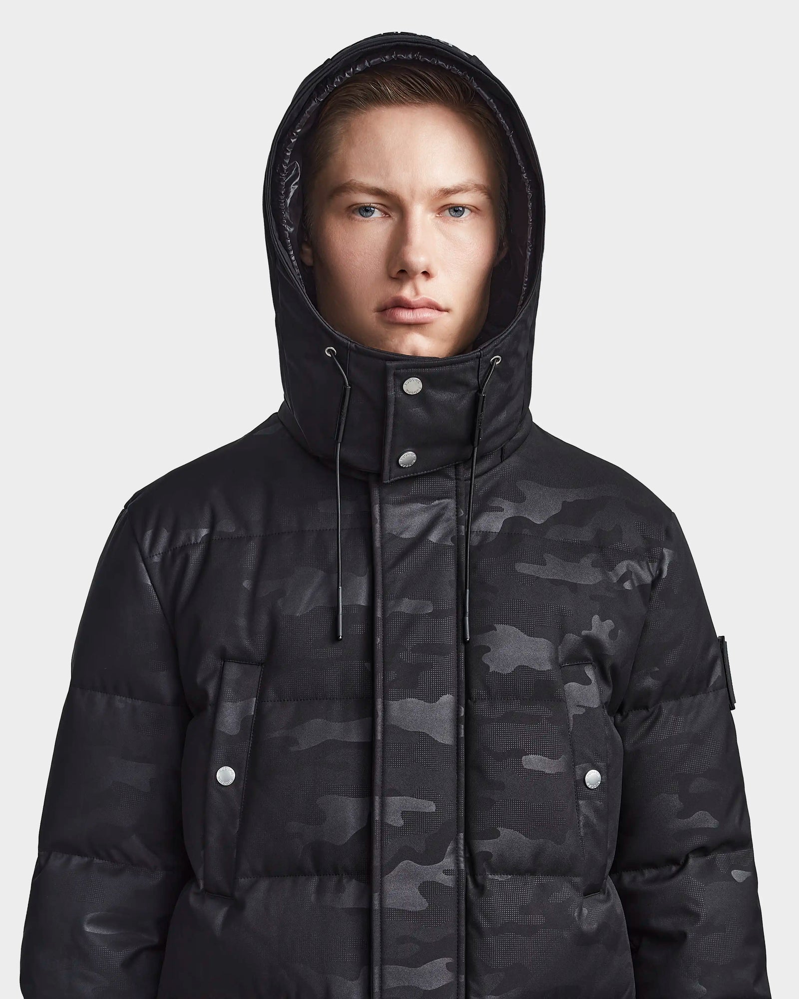 Men | RICKY Down Puffer | Camo Black