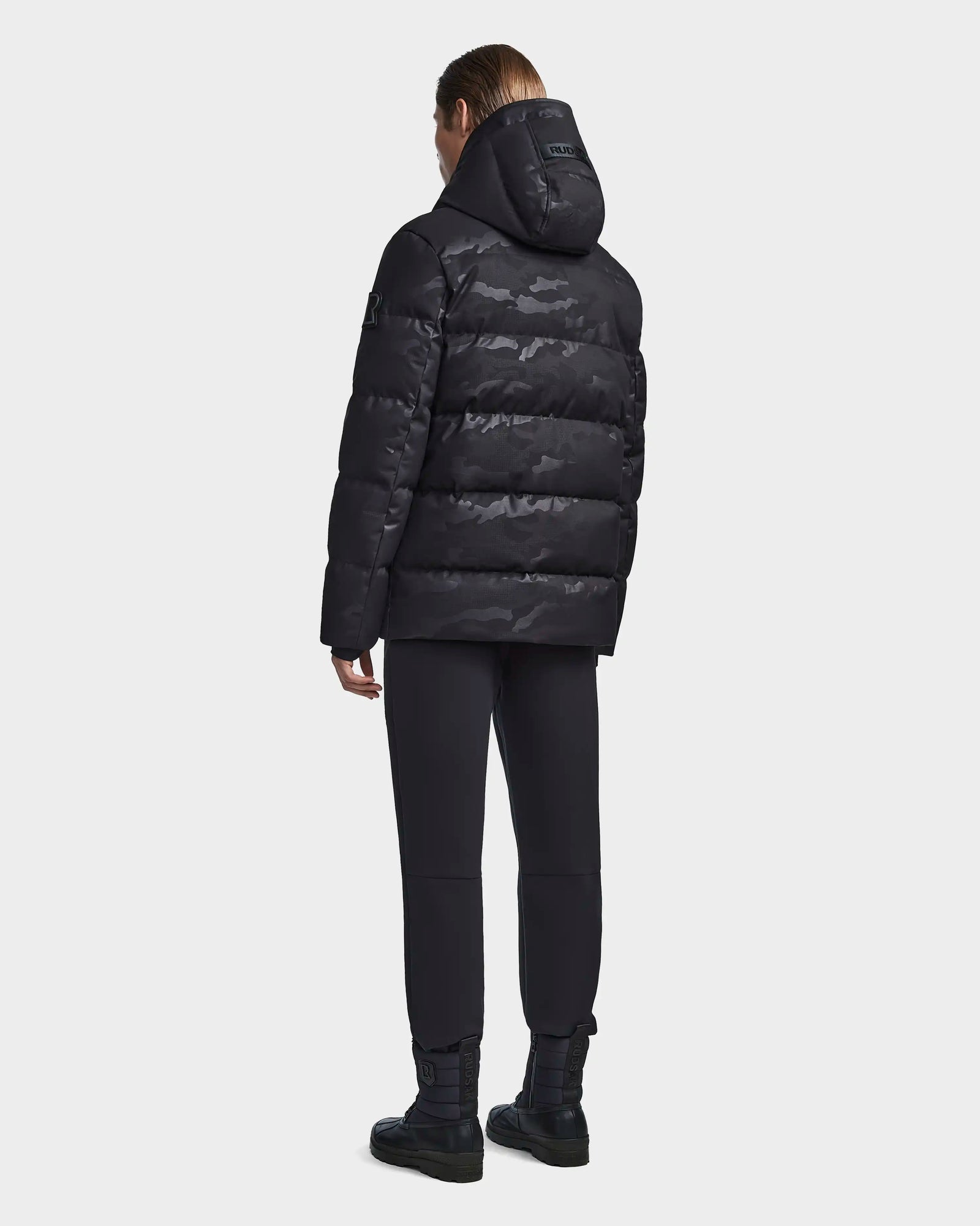 Men | RICKY Down Puffer | Camo Black
