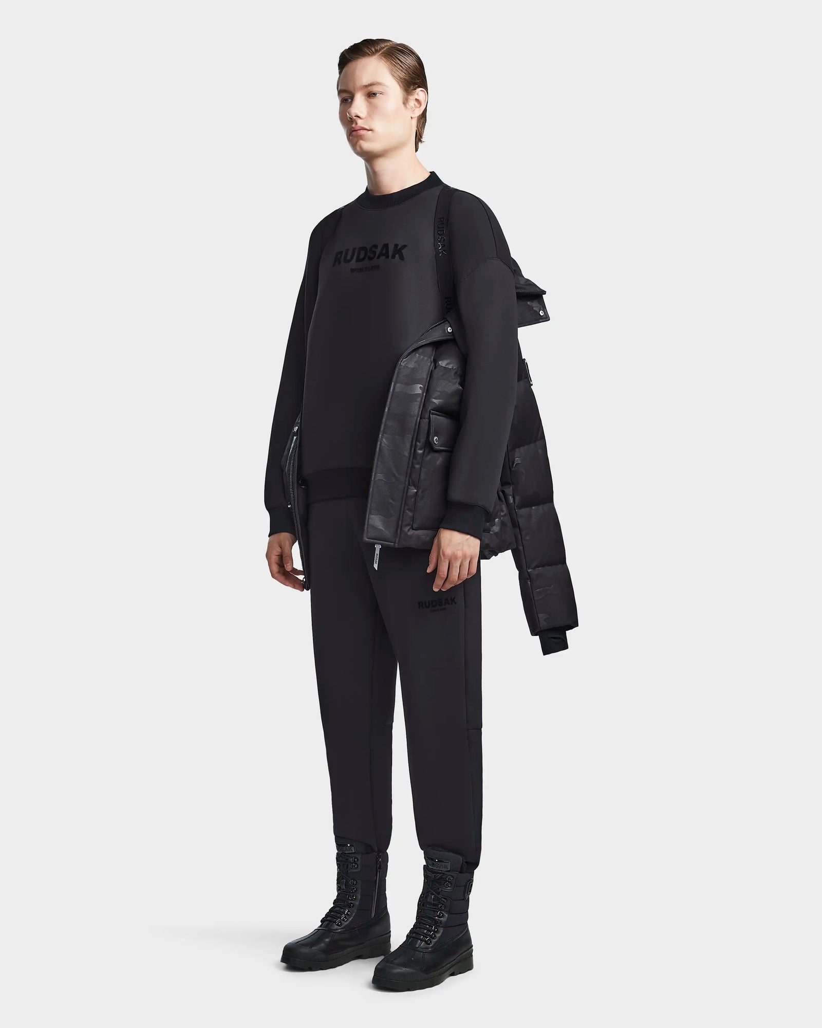 Men | RICKY Down Puffer | Camo Black