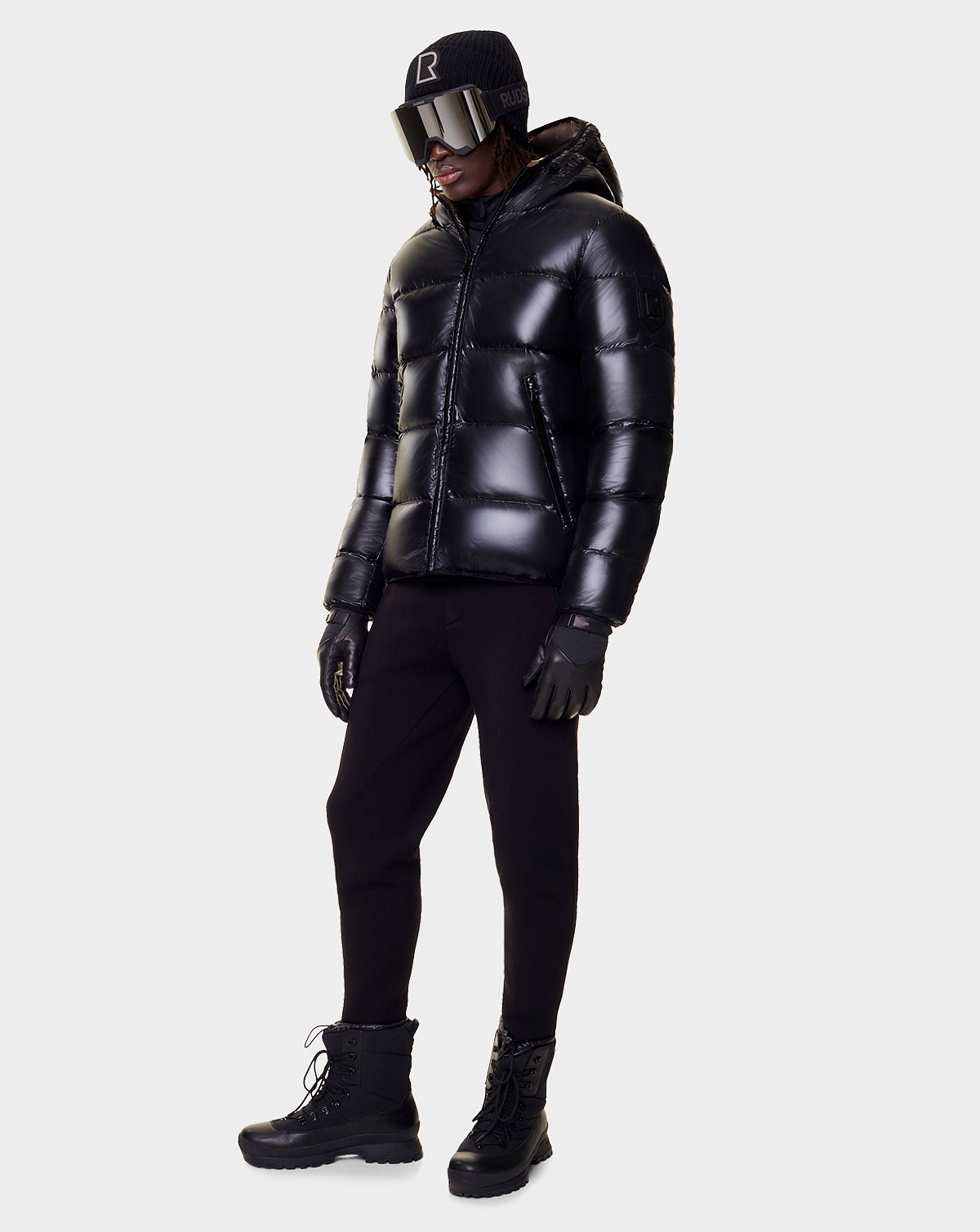 Men | CARTER Reversible Down Puffer | Metallic Chocolate