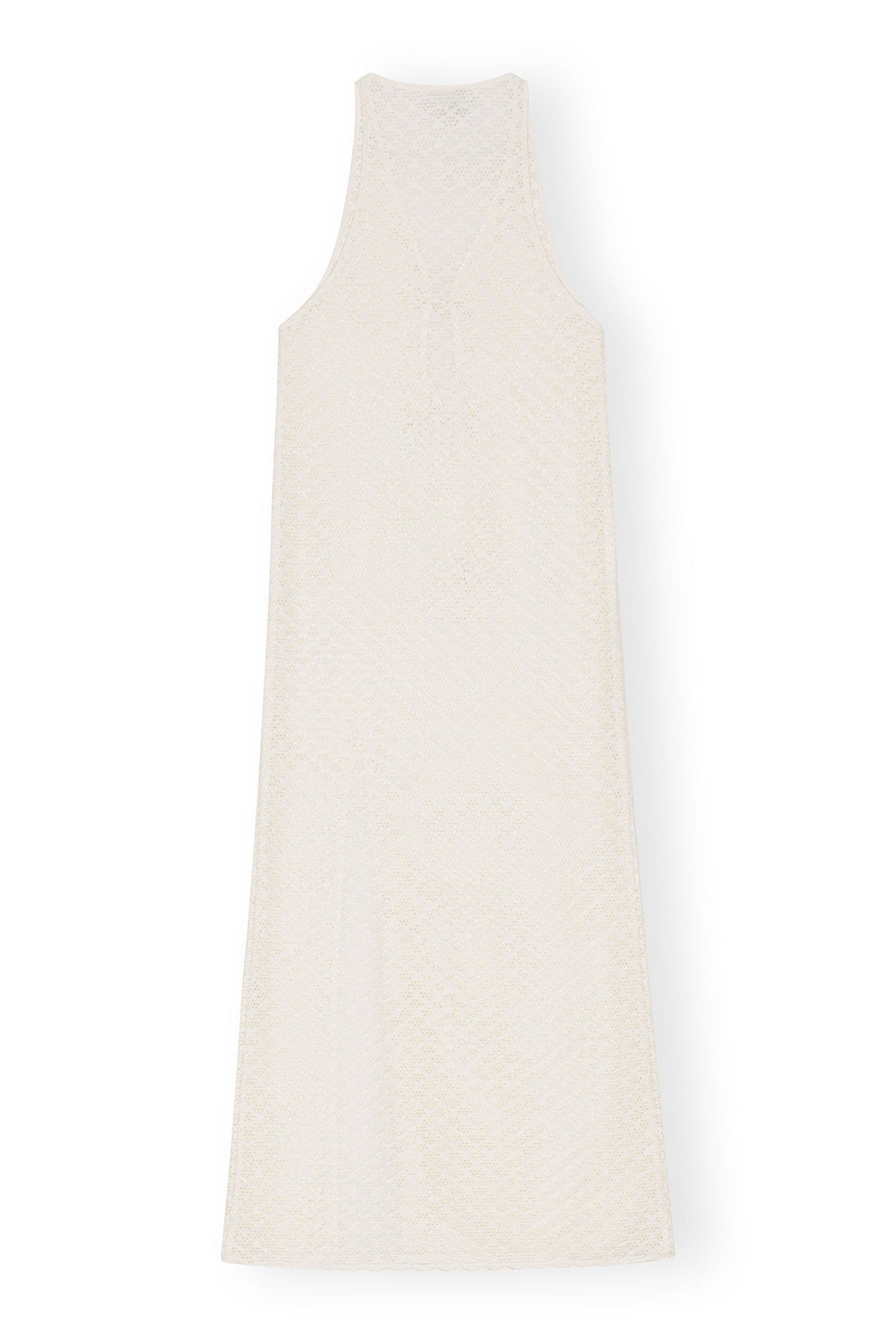 Mesh Lace Maxi Dress | Egret