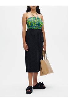 Mesh Ruched Halter Top | Sulphur Spring