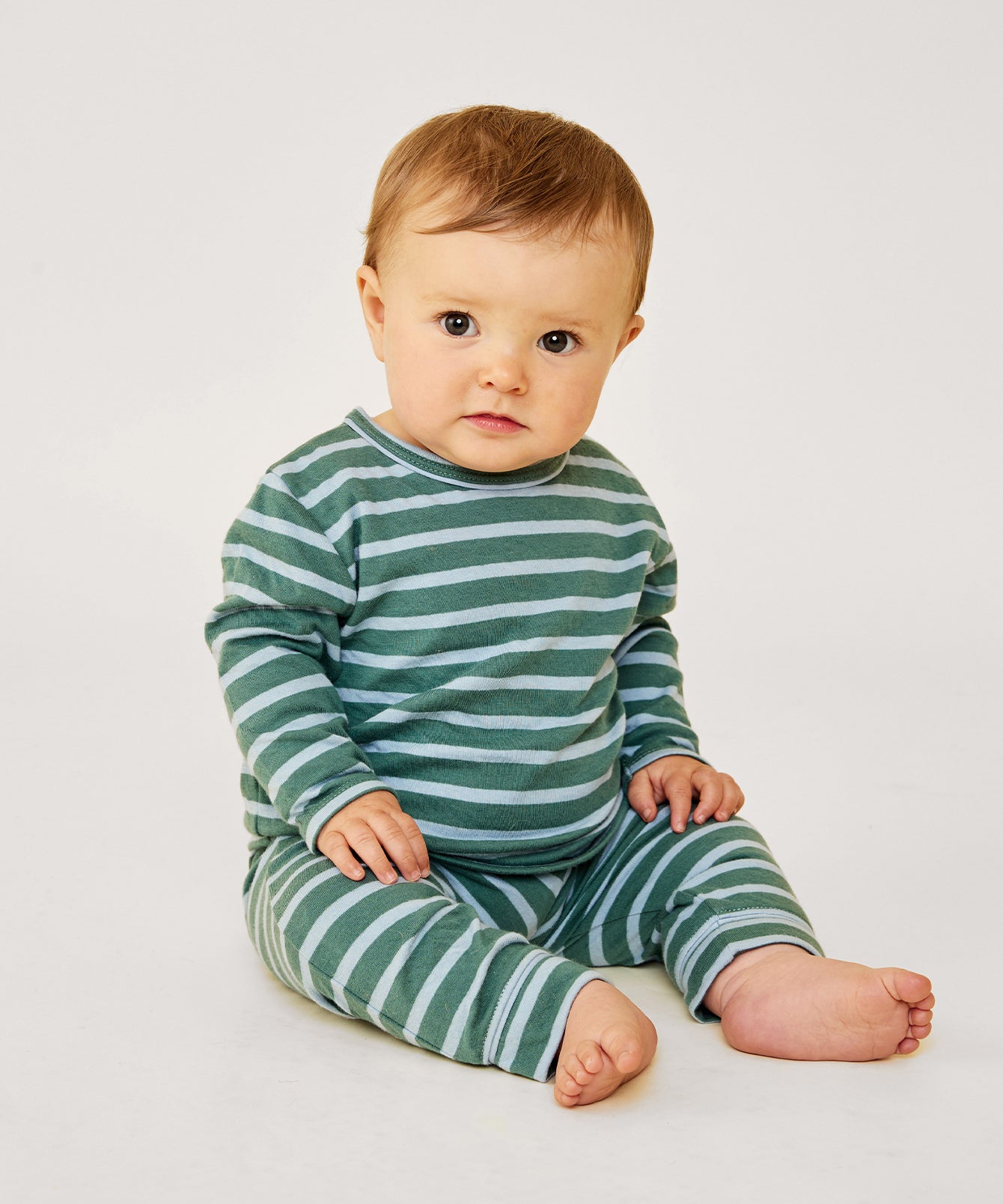 Boys | Edward Baby T-Shirt | Green/Blue