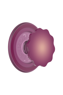 Molded Flower Red Red Wine | Purple