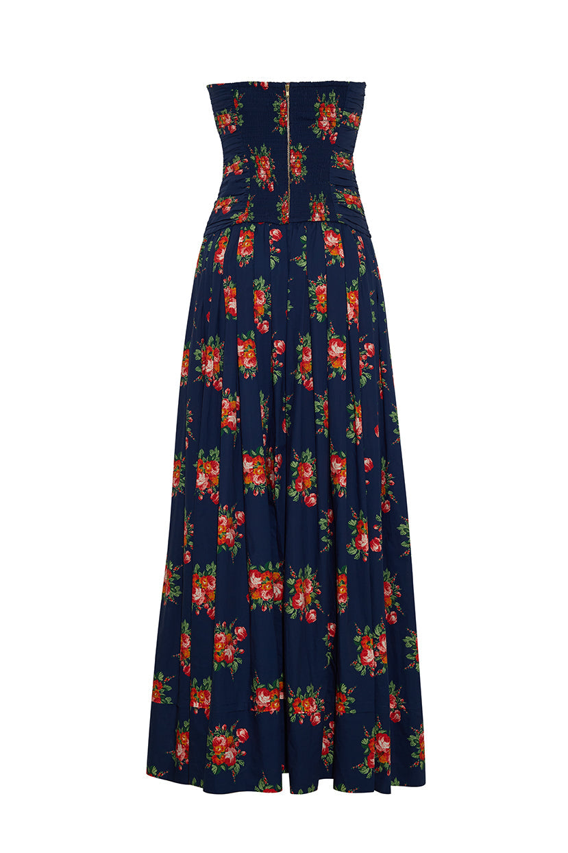 Montreal Maxi Dress | Gemma Scarf Navy