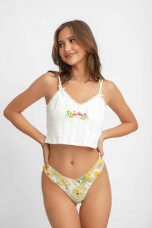 Women | Bambi Pointelle Tank Top | My Little Shroomies