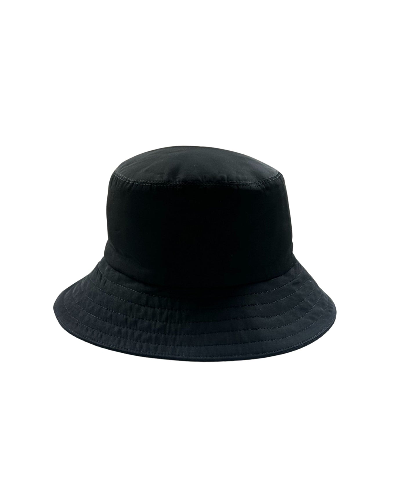 Mycra Pac | Women | Reversible Rain Bucket Hat In Cashmere Blend And Rainsilk | Black/Black