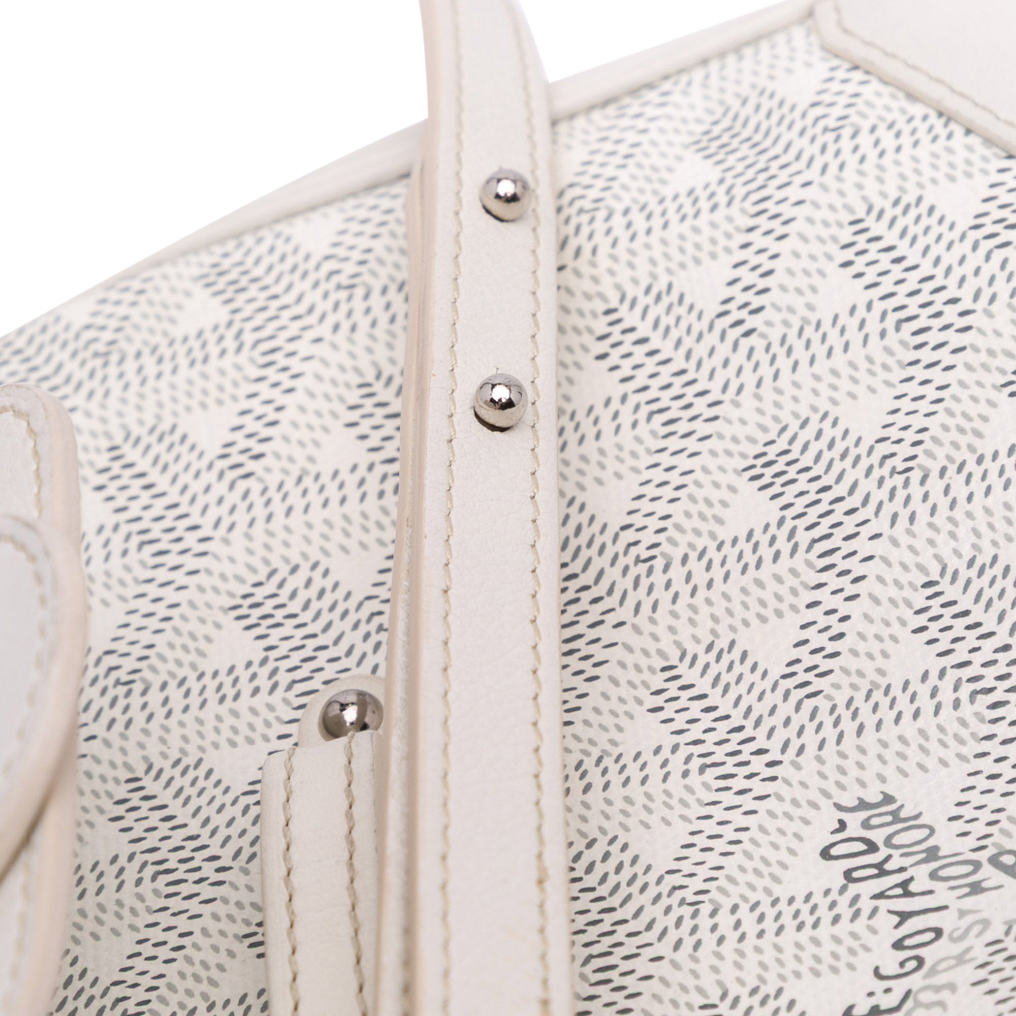 Goyard | Pre-Owned Mini Goyardine Saigon Souple - III | White