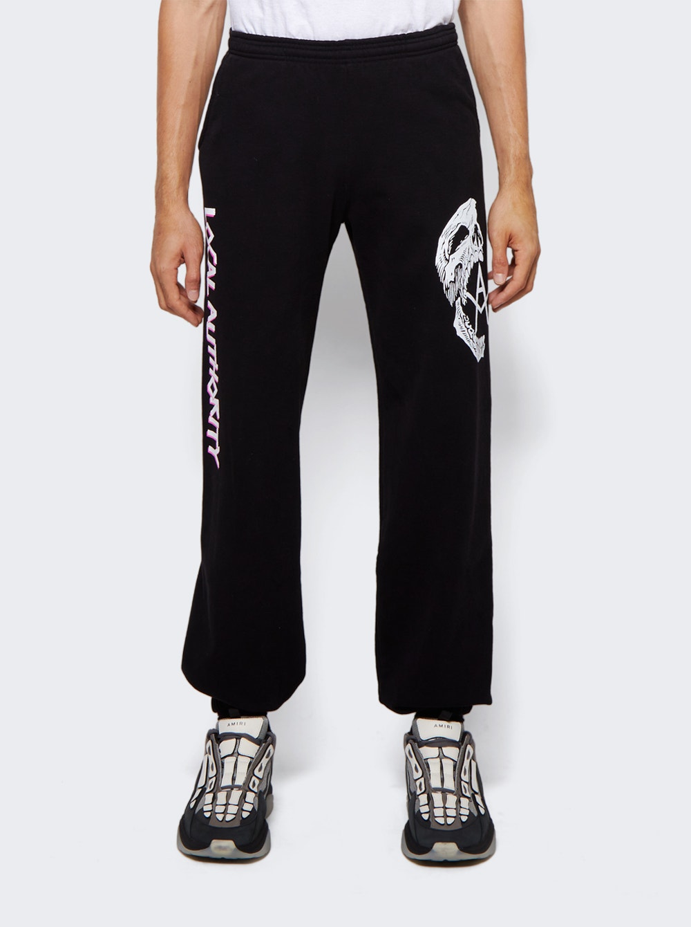 Men | Local Authority | Skull Tour Fleece Pant | Black