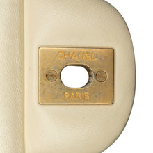 Chanel | Pre-Owned Medium Classic Printed Denim Floral Double Flap | Brown/Light Beige