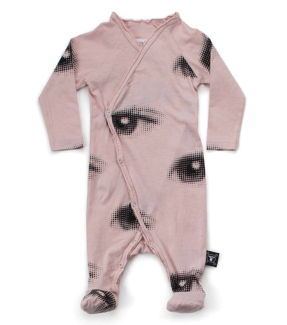 Newborn | Envelope Footie Overall | Powder Pink