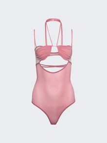 Women | Nensi Dojaka | Draped Double Bra Bodysuit | Blossom Pink