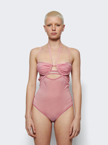 Women | Nensi Dojaka | Draped Double Bra Bodysuit | Blossom Pink