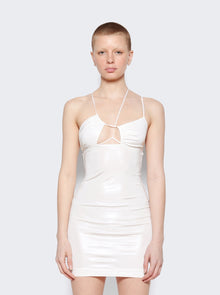 Women | Nensi Dojaka | Asymmetric Bra Dress | Glossy White