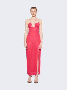Women | Nensi Dojaka | Asymmetric Bra Maxi Dress | Fuchsia