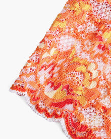 Orange Bralette - Never  Say Never Ombre Plungie Longline Bralette