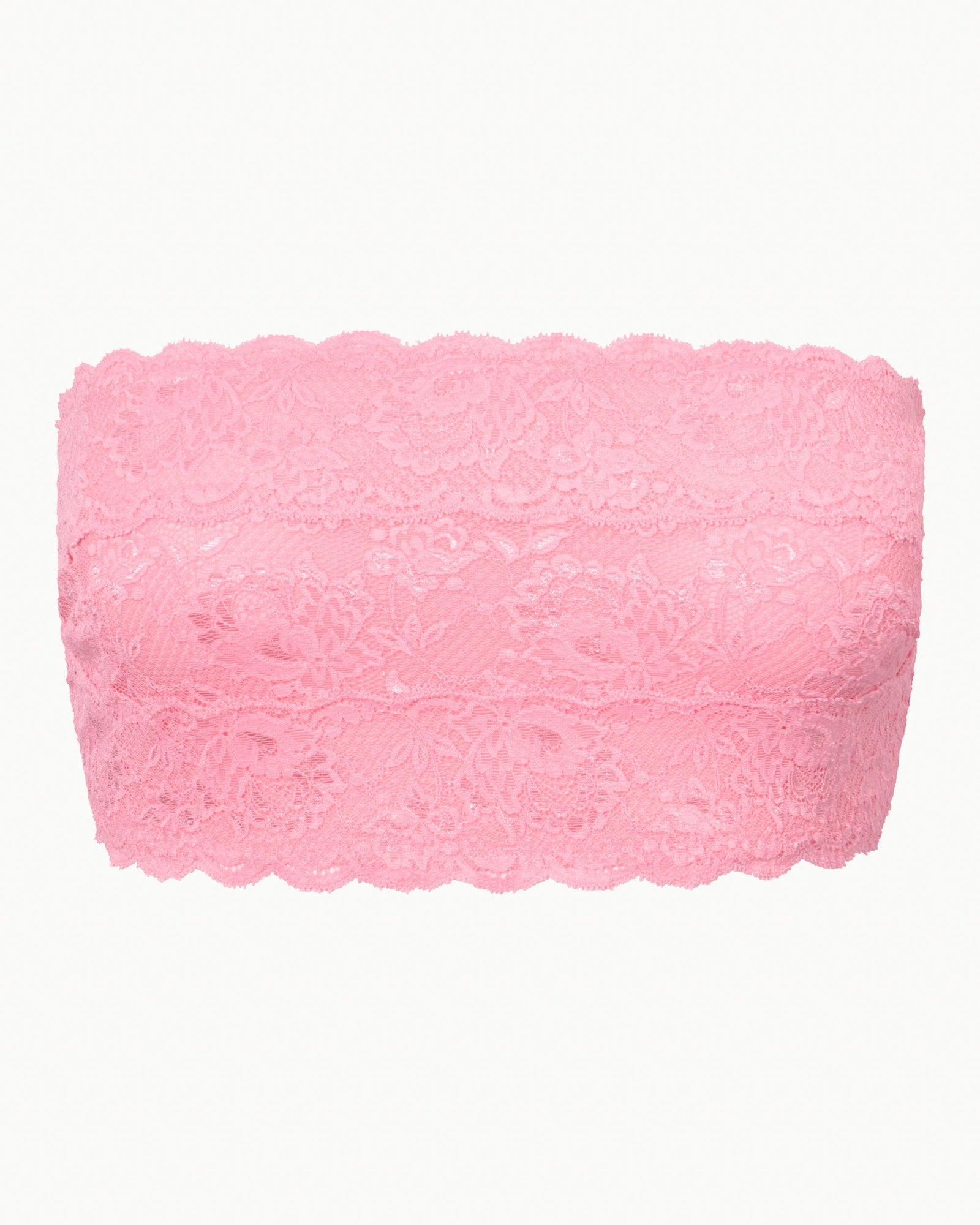 Pink Bralette - Never Say Never Curvy Flirtie Bandeau Bra