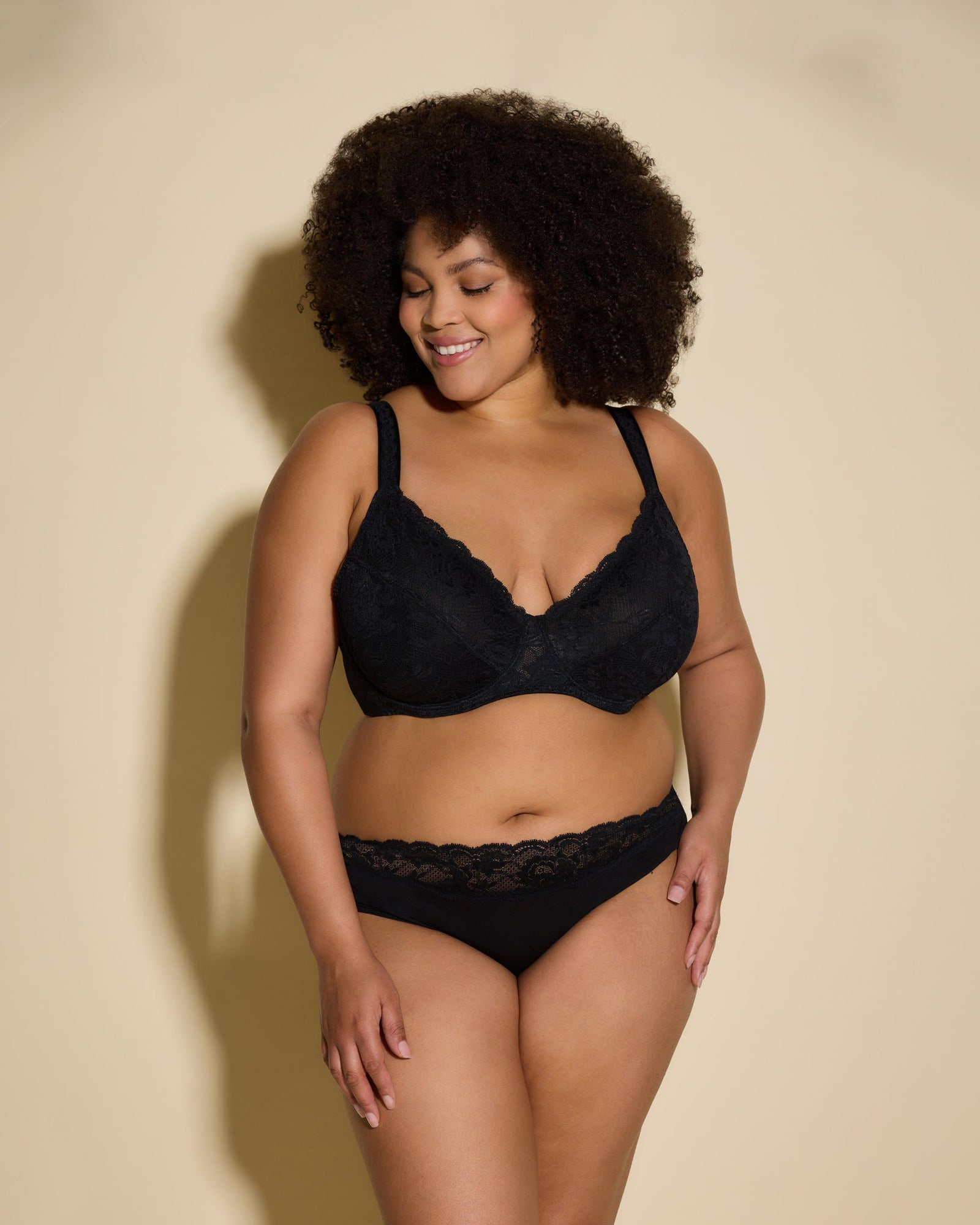 Black Bra - Never Say Never Side Support Bra