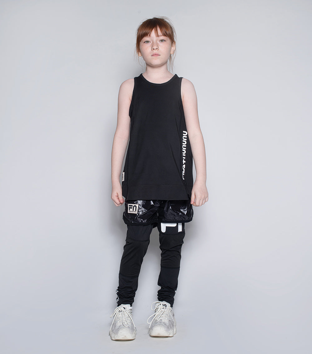 Kid | Sports Tank Top | Black
