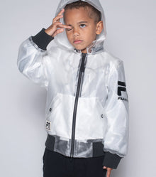 Kid | Milky Hooded Bomber Jacket | Milky