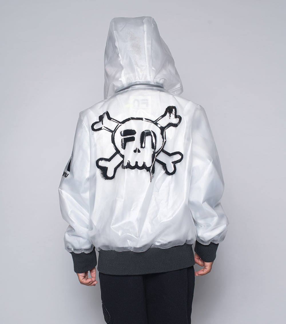 Kid | Milky Hooded Bomber Jacket | Milky