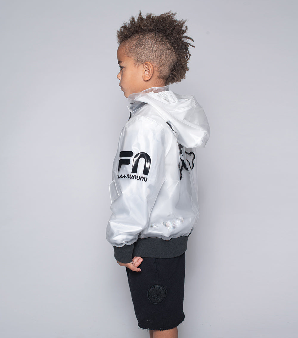 Kid | Milky Hooded Bomber Jacket | Milky