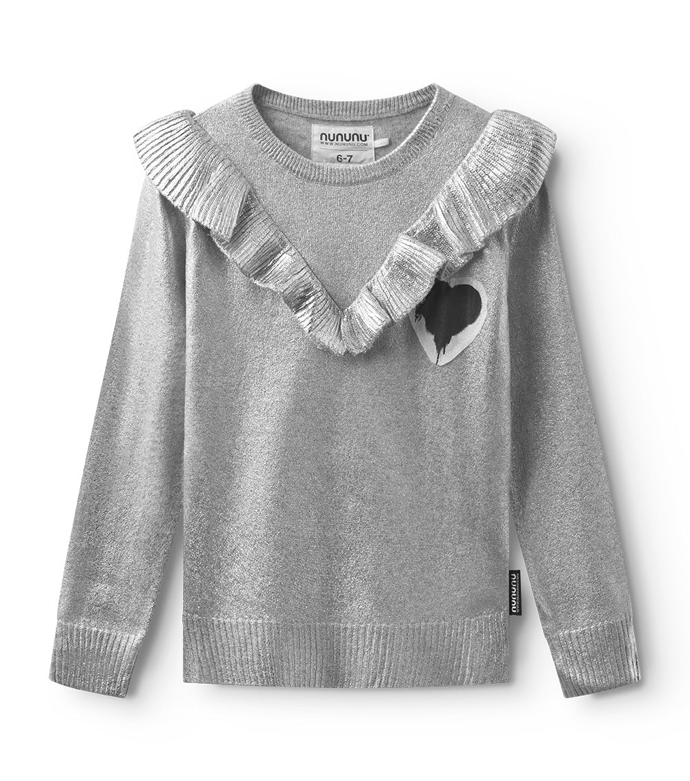 Kid | Festive Knit Sweater | Silver